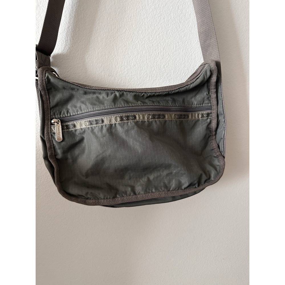 LeSportSac Crossbody Shoulder Bag Green Adjustable Strap 8x12